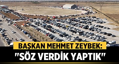 Belediye Başkanı Mehmet Zeybek: 