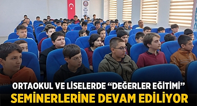 Afyonkarahisar'da “Değerler Eğitimi” seminerleri devam ediyor