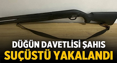 Afyonkarahisar'da düğün davetlisi, Jandarma tarafından suçüstü yakalandı!