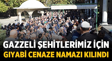 Afyonkarahisar'da İsrail saldırılarında hayatını kaybedenler için gıyabi cenaze namazı kılındı