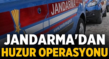 Afyonkarahisar'da Jandarma'dan Huzur Operasyonu
