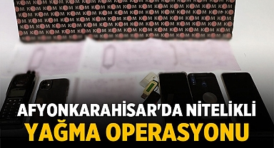Afyonkarahisar'da Nitelikli Yağma Operasyonu: 4 Şüpheli Gözaltına Alındı 