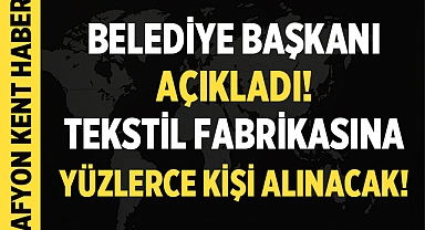 Afyonkarahisar'da yeni istihdam kapısı: 500 Kişiye İş Fırsatı! 
