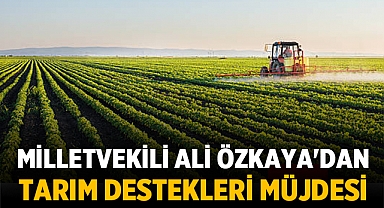 Afyonkarahisar Milletvekili Ali Özkaya'dan Tarım Destekleri Müjdesi