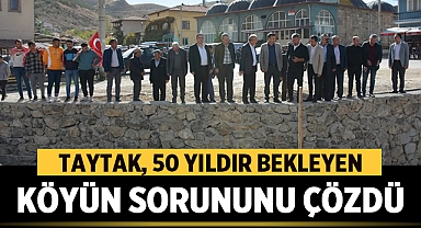 Afyonkarahisar Milletvekili Taytak, Balçıkhisar Köyü'nün 50 Yıllık Sorununu Çözdü 