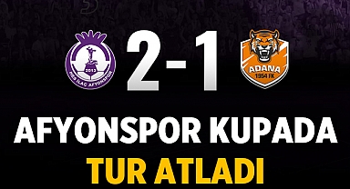 Afyonspor Uzatmalarda Adana 1954 FK'yı 2-1 Mağlup Ederek Tur Atladı