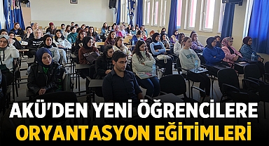 AKÜ'den Yeni Öğrencilere Oryantasyon Eğitimleri: Kampüs Hayatı ve İmkânlar Detaylıca Tanıtıldı!
