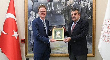 Bakan Tekin, AB Türkiye Delegasyonu'nu kabul etti