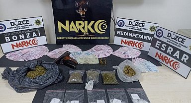Düzce'de uyuşturucu operasyonu: 2 gözaltı