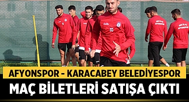 HES İlaç Afyonspor - Karacabey Belediyespor maç biletleri satışa çıktı