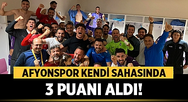 Hes İlaç Afyonspor, Karacabey Belediyespor'u 1-0 yendi