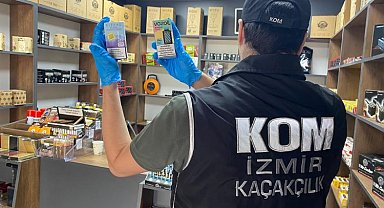İzmir Emniyeti'nden tütün mamülleri kaçakcılığı operasyonu