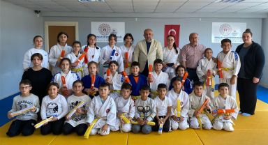 Afyon'da Judo kuşak sınavı yapıldı