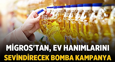 Migros'tan, Ev Hanımlarını Sevindirecek Bomba Kampanya: 5 Litre Ayçiçek Yağı Sadece 89,90 TL!