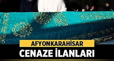 Afyon Cenaze İlanları - 19 Kasım 2023