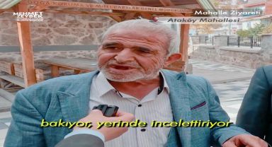 Afyonkarahisar Belediye Başkanı, Ataköy Mahallesinde gerçekleştirilen projeleri inceledi