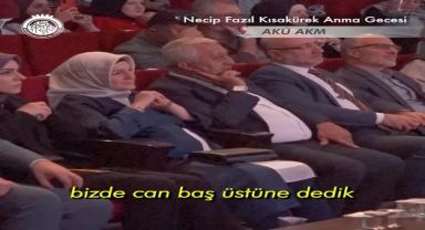 Afyonkarahisar Belediyesi, Üstad Necip Fazıl Kısakürek'i Anma Gecesi düzenledi