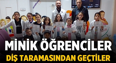 Afyonkarahisar'da Minik Öğrenciler Diş Taramasından Geçti