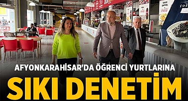 Afyonkarahisar'da Öğrenci Yurtlarına Sıkı Denetim: Hijyen ve Güvenlik Mercek Altında