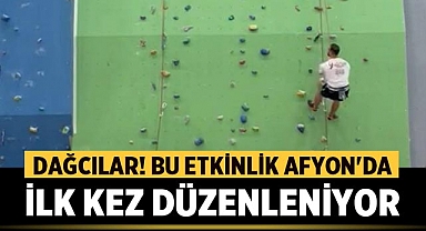 Afyonkarahisar'da Türkiye Dağcılık Federasyonu İlk Kez Eğitim Düzenliyor