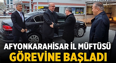 Afyonkarahisar İl Müftüsü Lütfü İmamoğlu Görevine Başladı