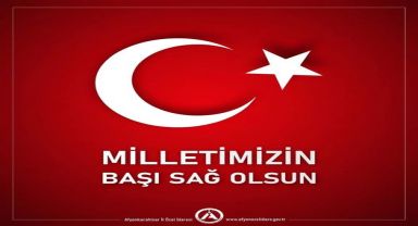 Afyonkarahisar İl Özel İdaresi, Şehit Samet Bektaş için başsağlığı mesajı yayımladı.