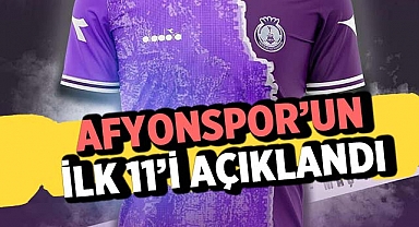 Afyonspor, Ankaraspor Deplasmanında İlk 11'ini Açıkladı