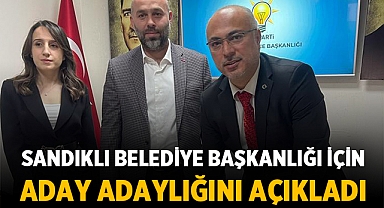 Ahmet Mahmut Saylık, Sandıklı Belediye Başkanlığı İçin Aday Adaylığını Açıkladı