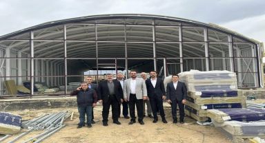 Ali Özkaya, Başmakçı'daki Yüzme Havuzu Projesini Yerinde İnceledi