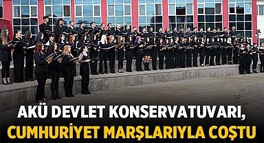 Afyon Kocatepe Üniversitesi Devlet Konservatuvarı, Cumhuriyet Marşlarıyla coştu