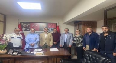 CHP Afyonkarahisar İl Başkanlığı, Susuz Belde Başkanı Ergül Kubeli'yi ziyaret etti.