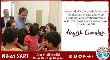 Dinar Belediyesi çalışmalarına hız kesmeden devam ediyor