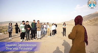 Dinar Belediyesi, Üniversite Öğrencilerini Şehirlerini Tanımaya Teşvik Ediyor