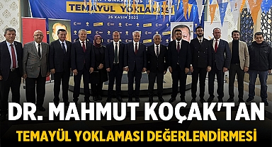 Dr. Mahmut Koçak'tan Teşekkür ve Temayül Yoklaması Değerlendirmesi