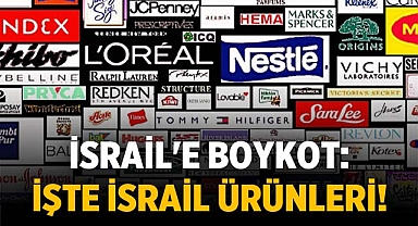 İsrail'e Boykot: Türkiye'de Satışı Yapılan İsrail Markalarına Dikkat! 