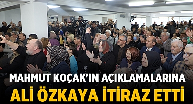 Mahmut Koçak'ın Açıklamalarına Ali Özkaya İtiraz Etti