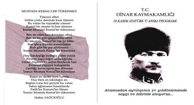 Mustafa Kemal Atatürk'ün ebediyete intikali 85. yıl dönümünde anılıyor