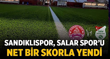 Sandıklıspor, Salar Belediyespor'u Net Skorla Yendi