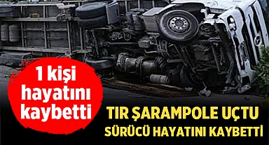 Sultandağı'nda Trafik Kazası: TIR Şarampole Uçtu, Sürücü Hayatını Kaybetti
