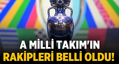 A Milli Takım'ın EURO 2024'teki rakipleri belli oldu! 