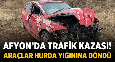 Afyon'da Trafik Kazası: 3 kişi yaralandı!