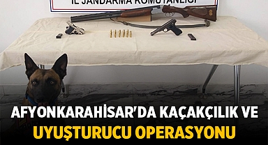 Afyonkarahisar'da Uyuşturucu Operasyonu: Gözaltına Alınan Şüphelilerde Silah Ele Geçirildi!