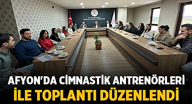 Afyonkarahisar Gençlik ve Spor İl Müdürlüğü, Cimnastik Branşı Geliştirme Toplantısı Düzenledi