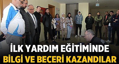 Afyonkarahisar Gençlik ve Spor İl Müdürlüğü Personeli İlk Yardım Eğitiminde Bilgi ve Beceri Kazandı