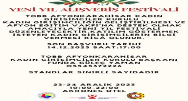 Afyonkarahisar'da Ekonomi Canlanıyor: Yeni Yıl Alışveriş Festivali Heyecanı!