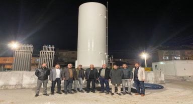 AK Parti Heyeti Afyonkarahisar Sinanpaşa'da Doğalgaz Tesisini İnceledi