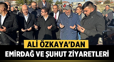 AK Parti Milletvekili Av. Ali ÖZKAYA'dan Emirdağ ve Şuhut Ziyaretleri 