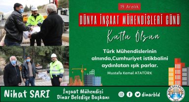 Nihat Sarı, İnşaat Mühendisleri Günü'nü Coşkuyla Kutladı