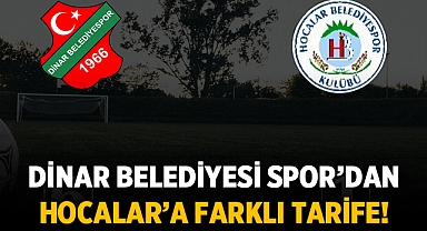 Dinar Belediyesi Futbol Takımı, Hocalar Belediye Spor'u 6-1 Mağlup Etti