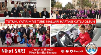 Dinar'da Türk Malları Haftası Etkinlikleri Düzenlendi